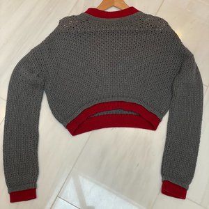 UO Silence & Noise Chunky Knit Cropped Sweater